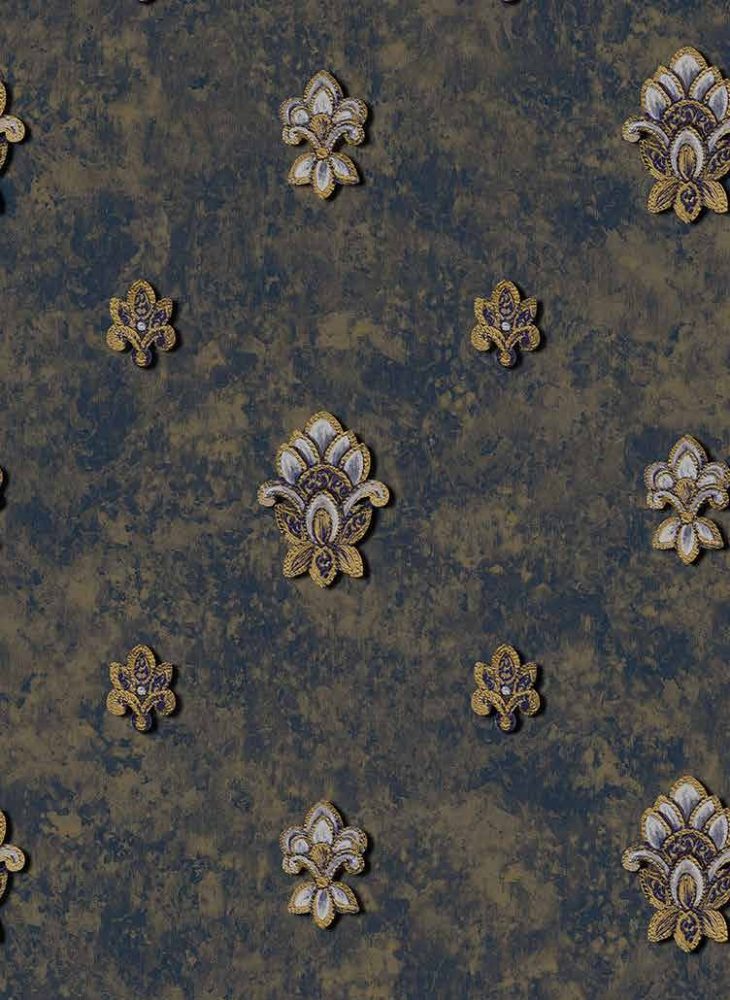 Medallion — Midnight wallpaper swatch